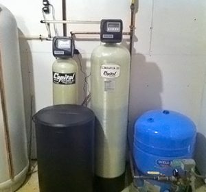 Water treatment system installation by Samuelson Laney Plumbing Heating and Cooling Inc.